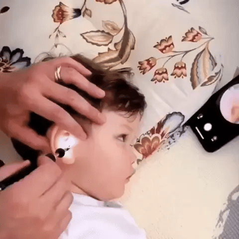 Nettoyeur d'oreille connecté avec caméra et 6 lumières LED