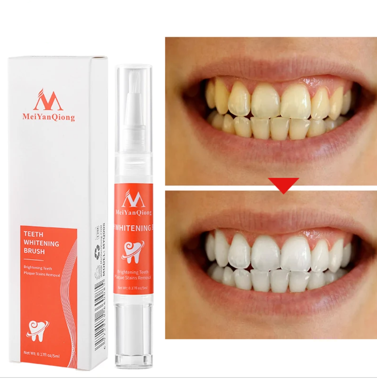 Stylo magique dents blanches