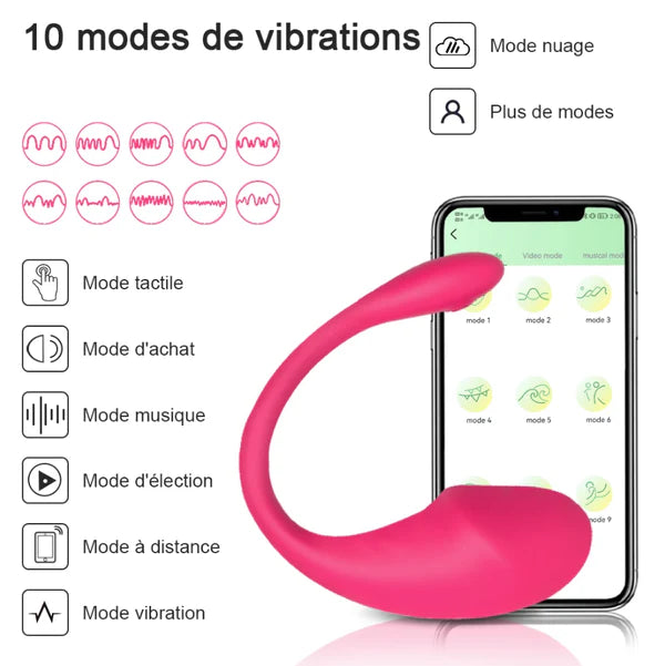Vibromasseur connecté