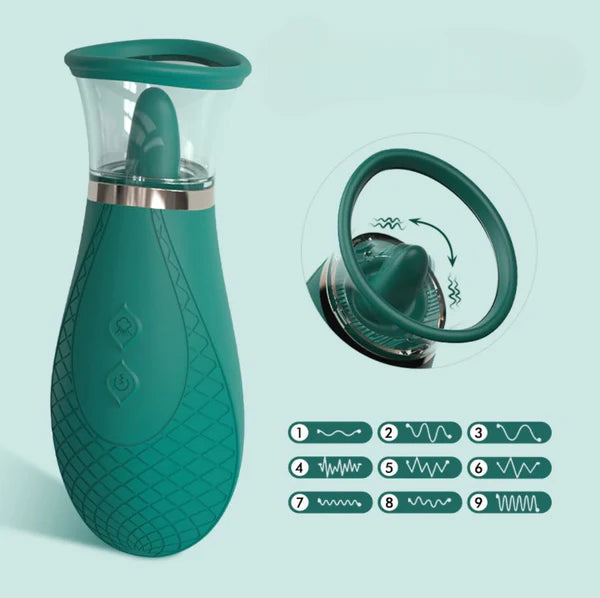 Stimulant clitoridien 2 en 1