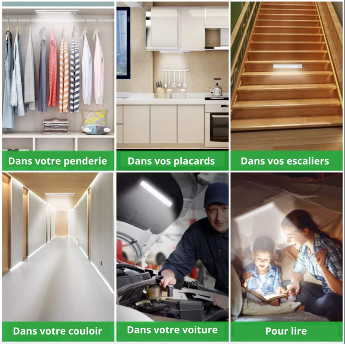Lampe LED détecteur de mouvement