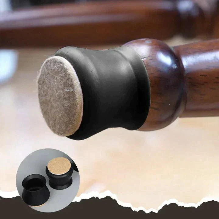 Lot de 16 Patin silicone antidérapant pour chaise et table