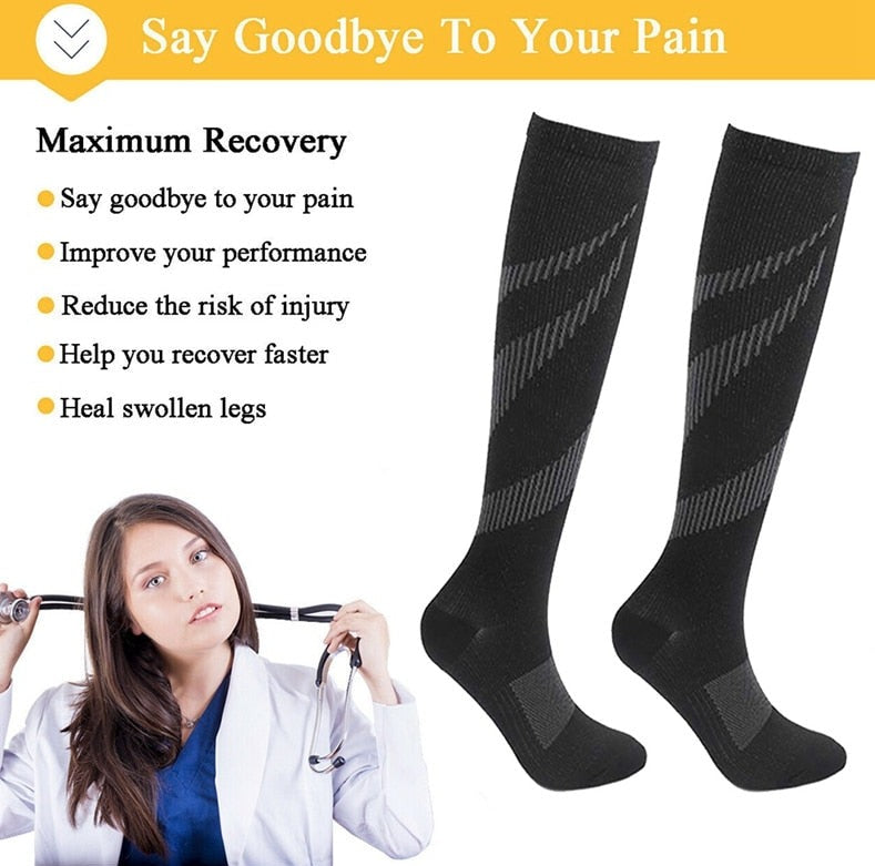 Paires de Chaussettes de Compression