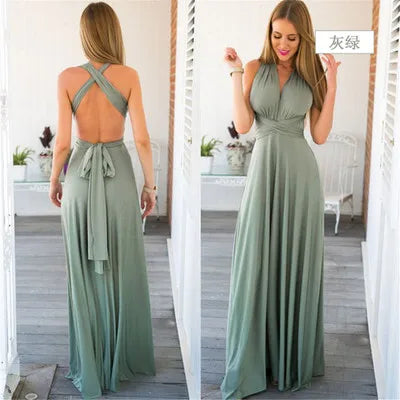 Robe Multipostions Longue de Cérémonie