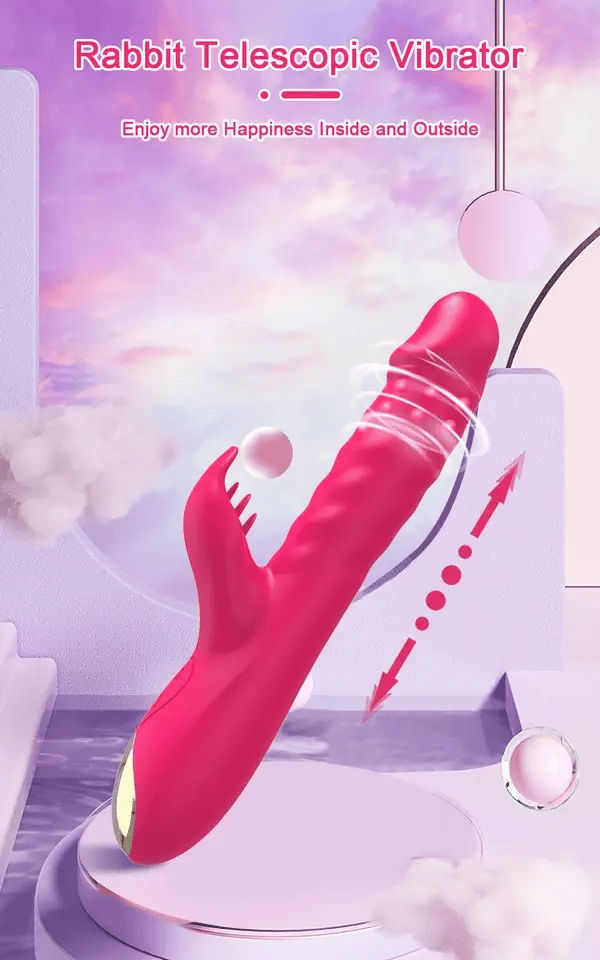 Vibromasseur Stimulation de Poussée Perlée