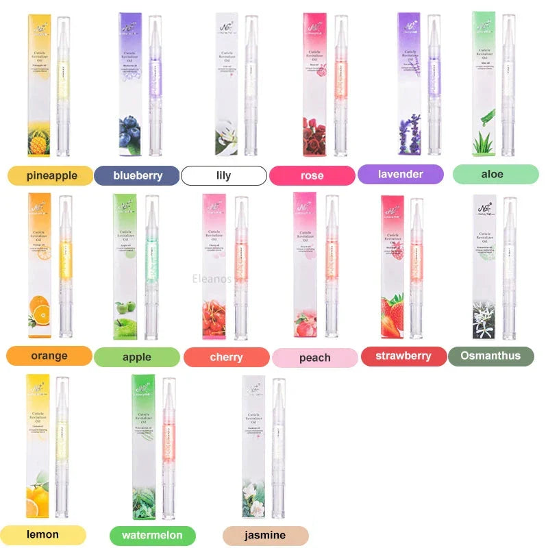 Lot de 15 Stylos Huile nourrissante pour Cuticules