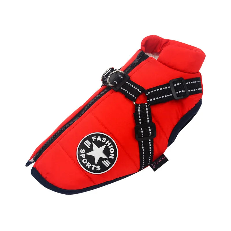 Doudoune pour Chiens avec Harnais Intégré - Jusquà 5XL
