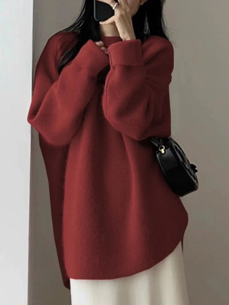 Pull en tricot moelleux