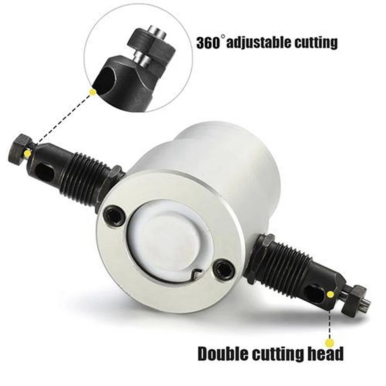 Grignoteuse à métal à double lame