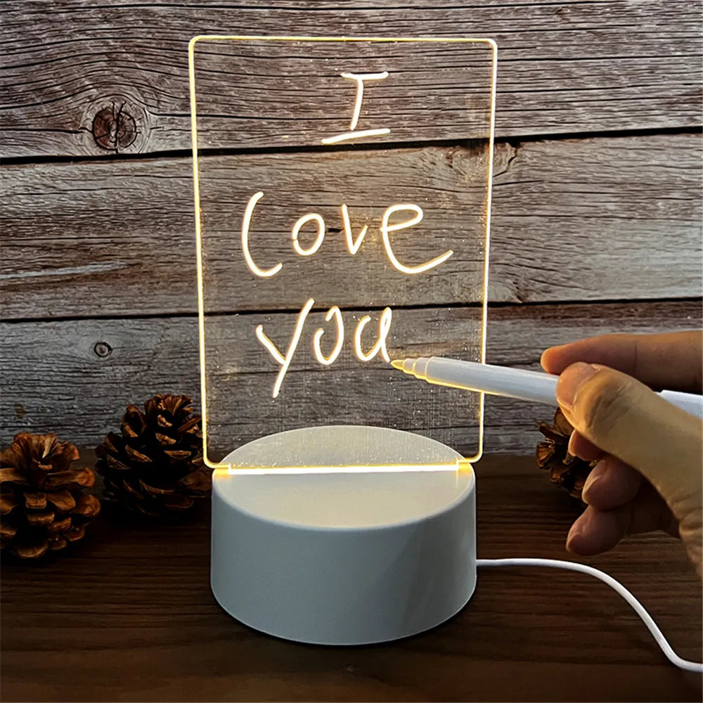 Lampe Décorative - Message Personnalisé