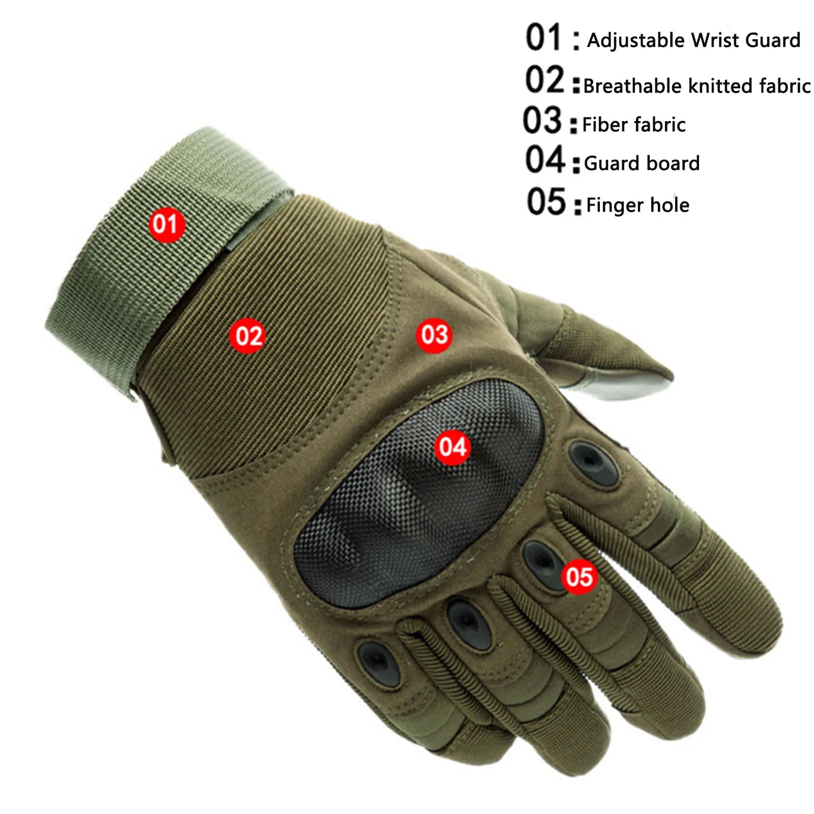 Gants militaire d'activité en plein air