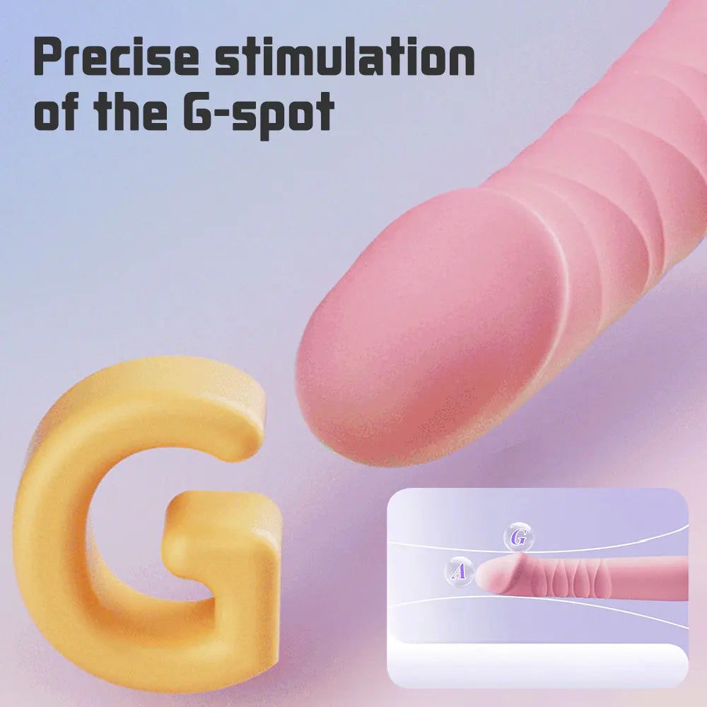 PINKY - Vibromasseur féminin Télescopique - 10 Vibrations