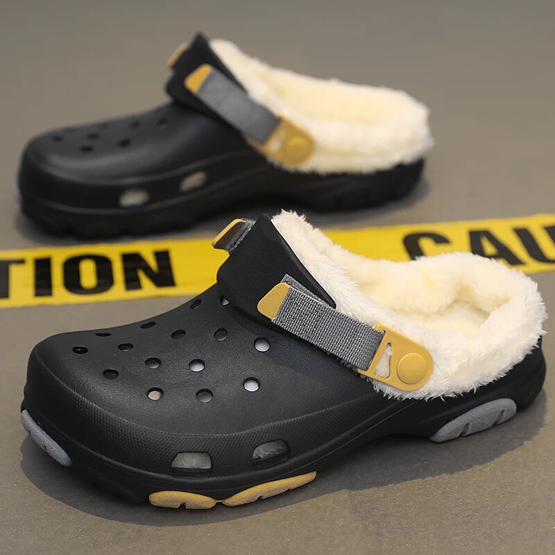 Sabots Fourrées d'Extérieur Antidérapants