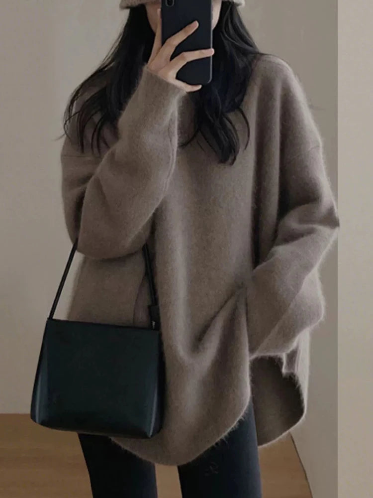 Pull en tricot moelleux