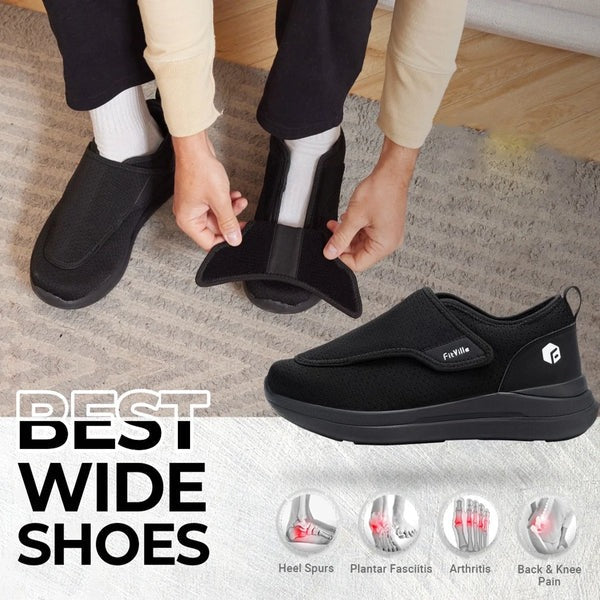 Chaussures pour diabétiques extra-larges pour pieds gonflés