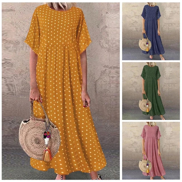 Robe à pois pour Femme