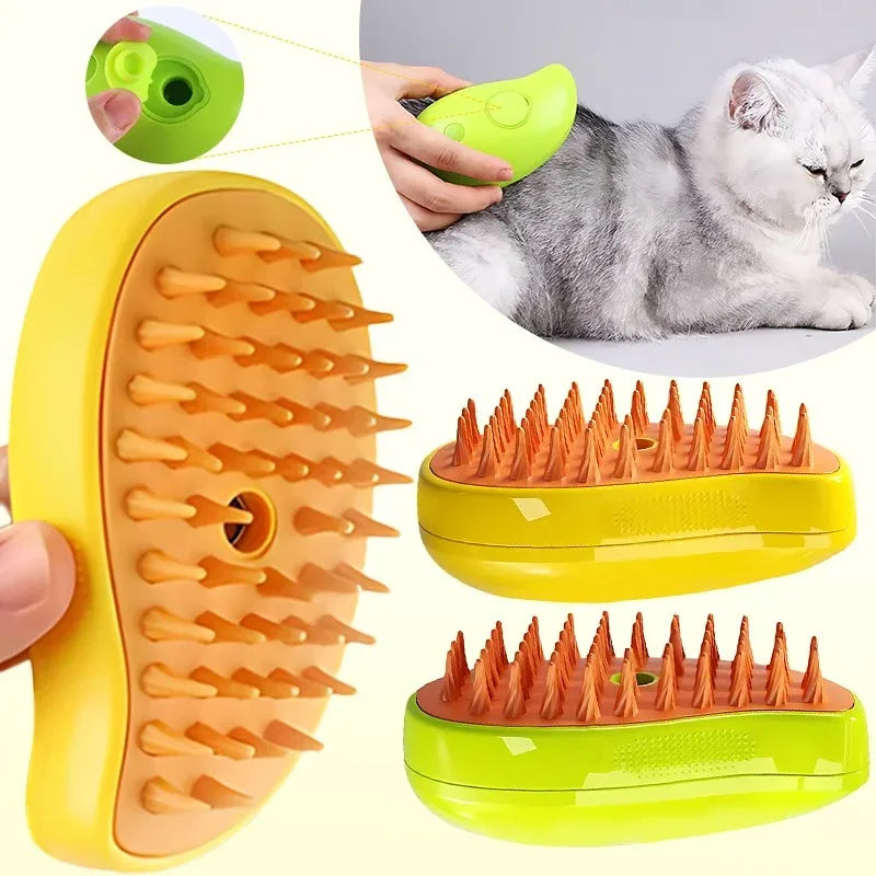 Brosse à Vapeur 3 en 1 pour Chien et Chat
