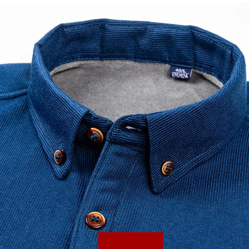 Chemises en velours côtelé