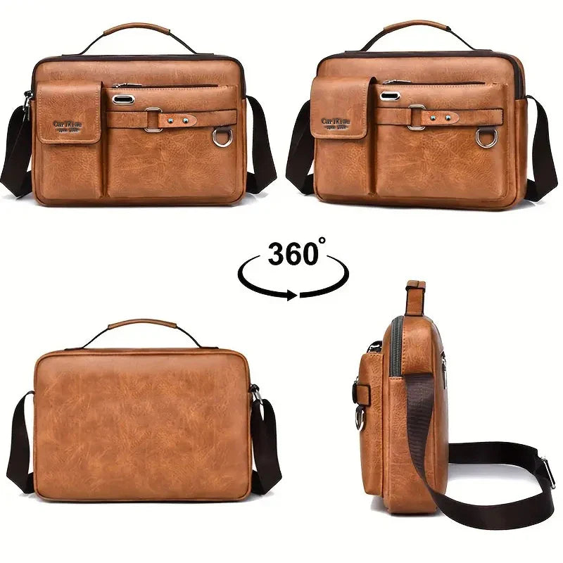 Sac Bandoulière à Multi-Poches en Cuir PU