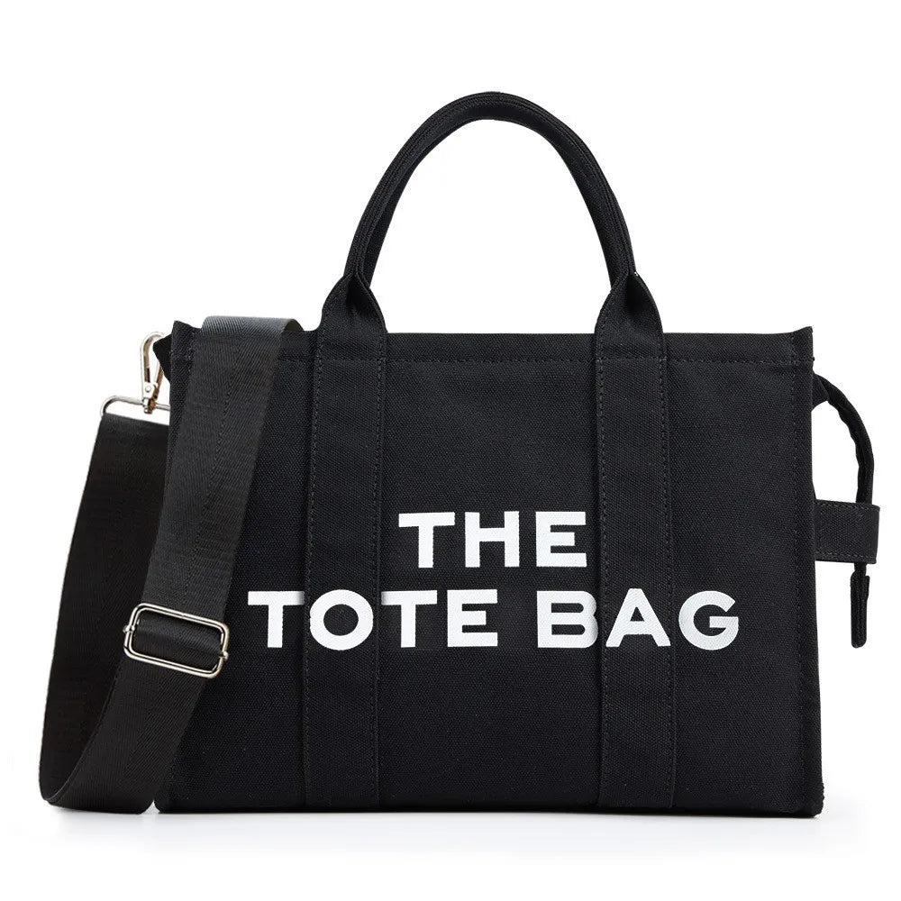 THE TOTE - Sac à main en toile à bandoulière réglable fourre-tout