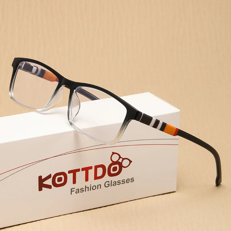 Lunettes de lecture anti-lumière bleue à ressort