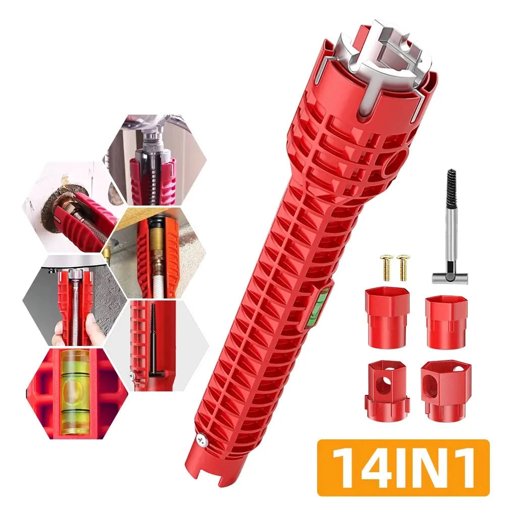 Kit Clé à Tuyau 14 en 1