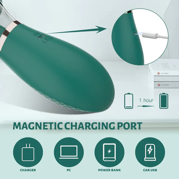 Stimulant clitoridien 2 en 1