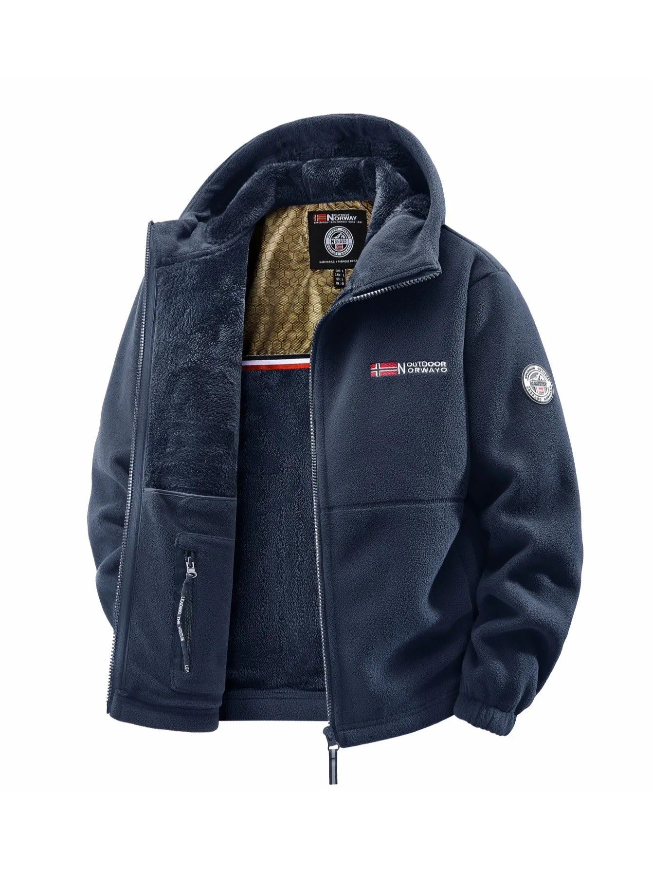 NORWAY - Veste Polaire à Capuche Doublée ULTRA CHAUDE