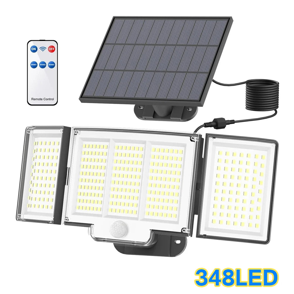 Lampe Solaire 348 LED Ultra Puissante