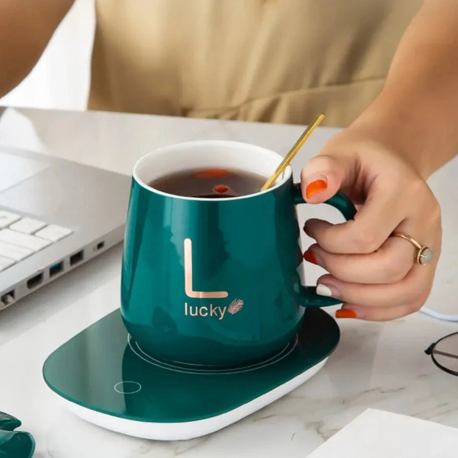 Ensemble Mug + Chauffe Tasse USB