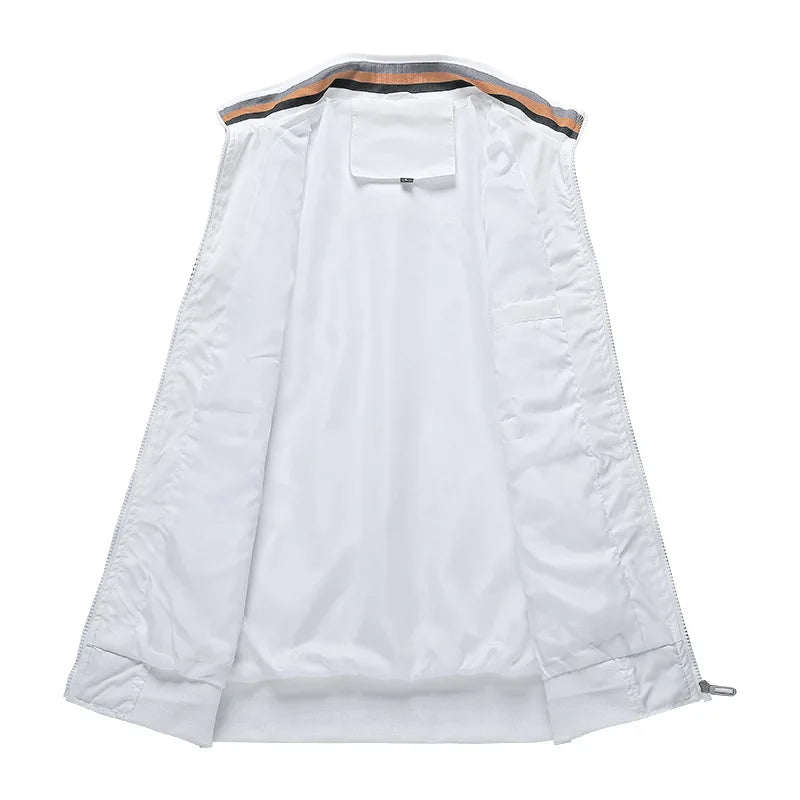 Blouson aviateur coupe-vent Détails rayures - Homme