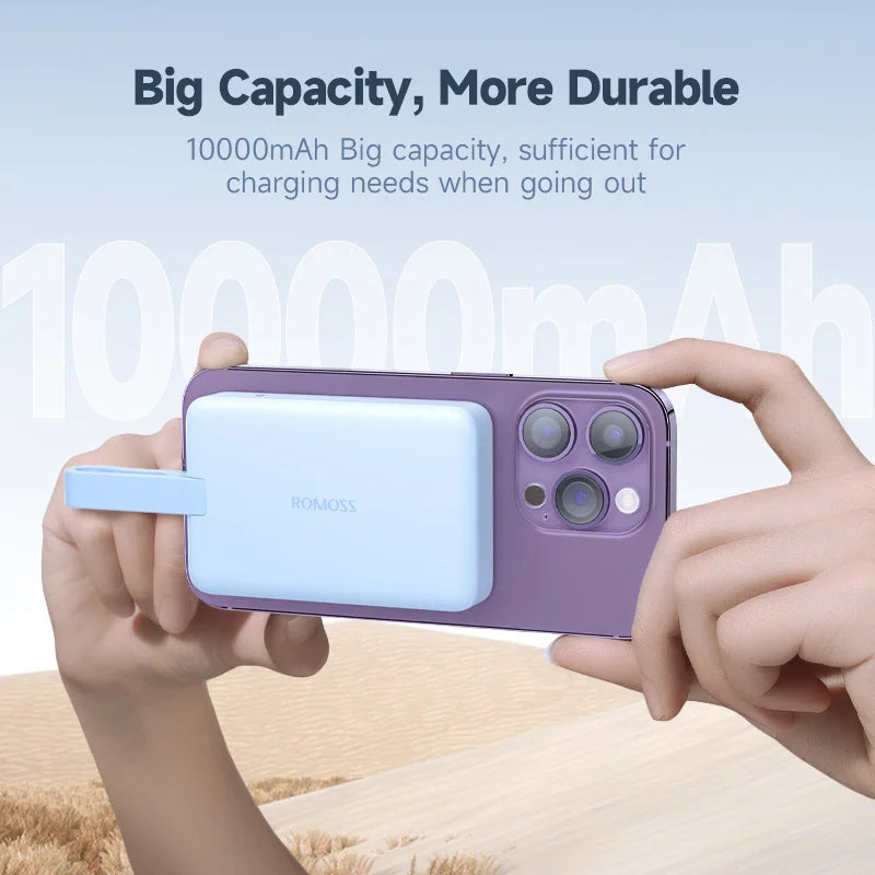 Batterie Externe 10000mAh avec Charge Magnétique