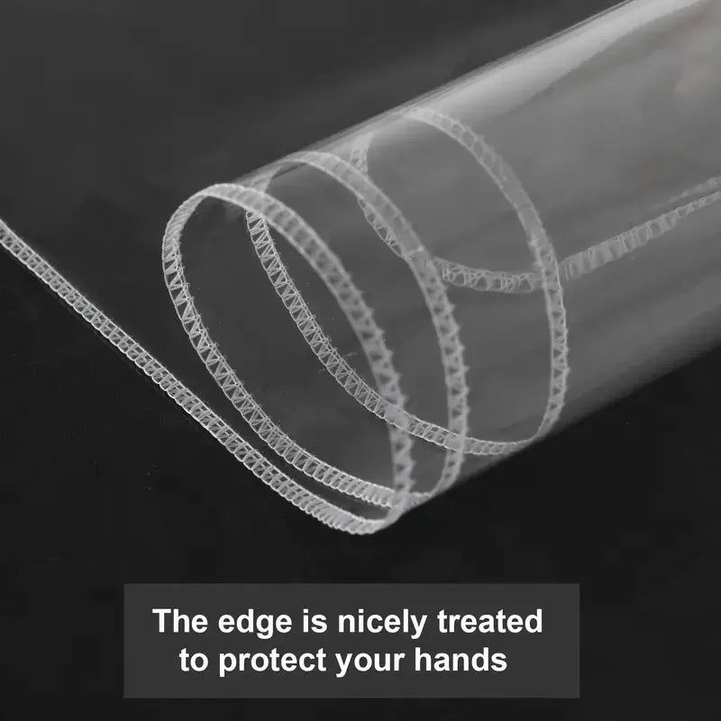 Nappe Ronde Transparente Imperméable – Protection de Table Résistante à l’Eau et aux Taches
