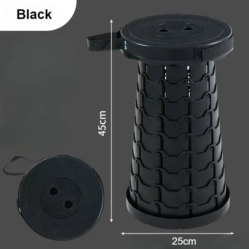 Tabouret Télescopique Réglable – Léger & Pliable