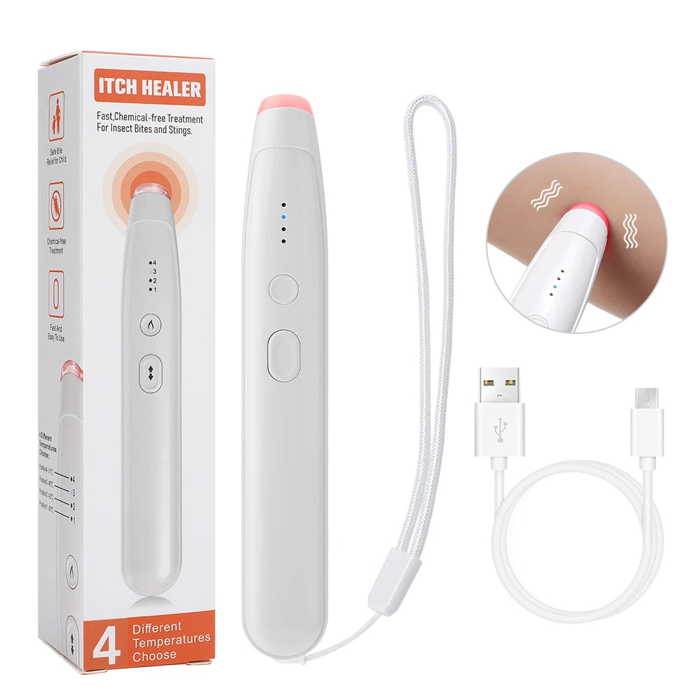 Soulageur Piqûres Insectes à Infrarouge Rechargeable - Anti-Démangeaison