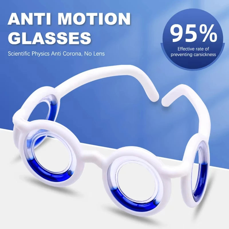 Lunettes Anti-Mal des Transports Sans Lentilles – Design à Liquide pour Adultes et Enfants