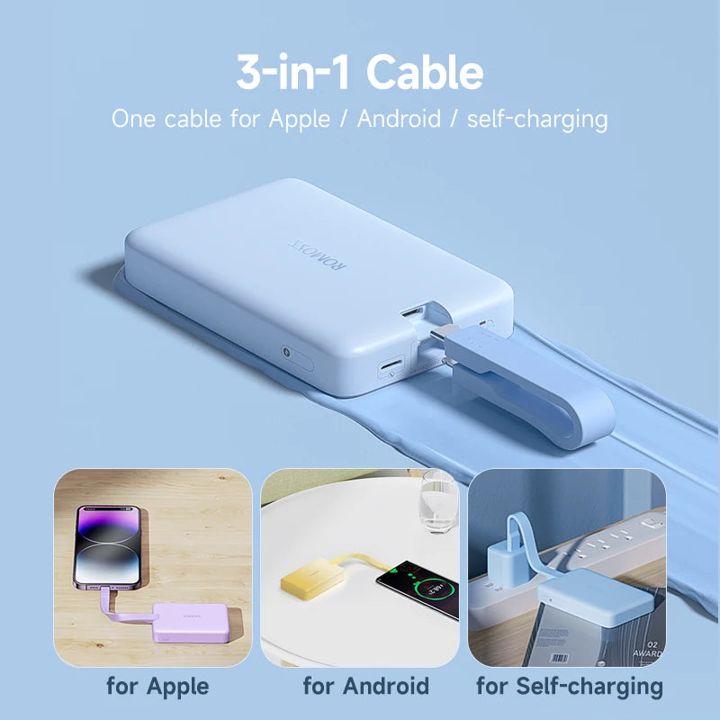 Batterie Externe 10000mAh avec Charge Magnétique