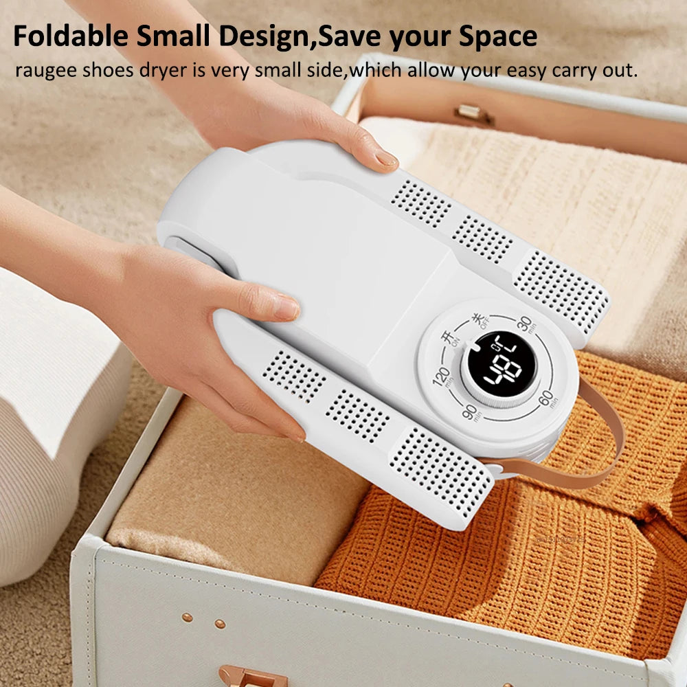 Sèche-Chaussures 220V Pliable - Stérilise & Désodorise