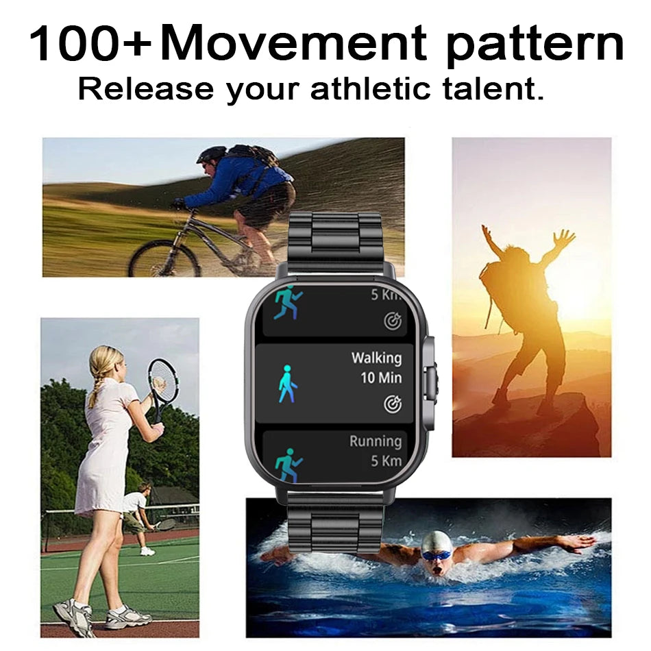 Montre intelligente connectée 2 en 1 avec écouteurs + Bracelet OFFERT