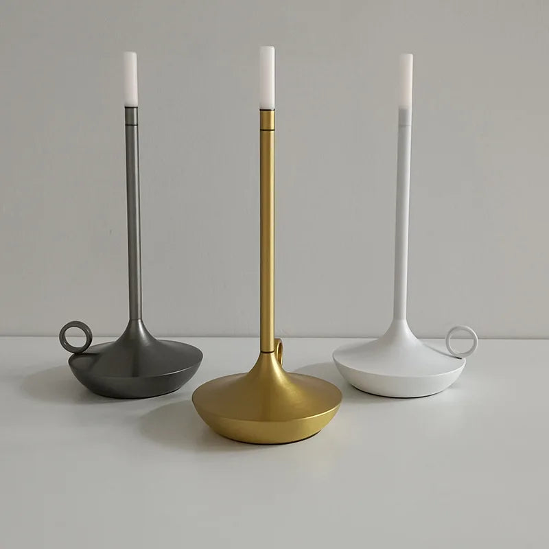 Lampe bougeoire tactile et sans fil