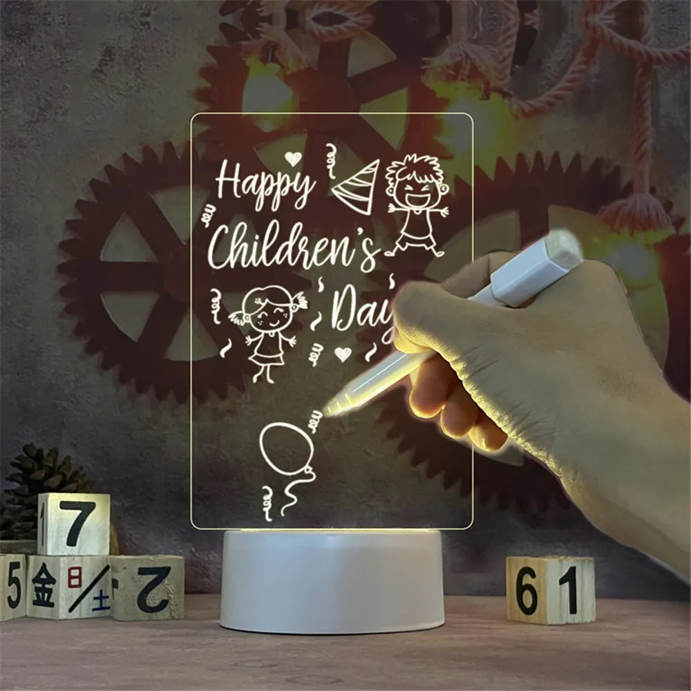 Lampe Décorative - Message Personnalisé