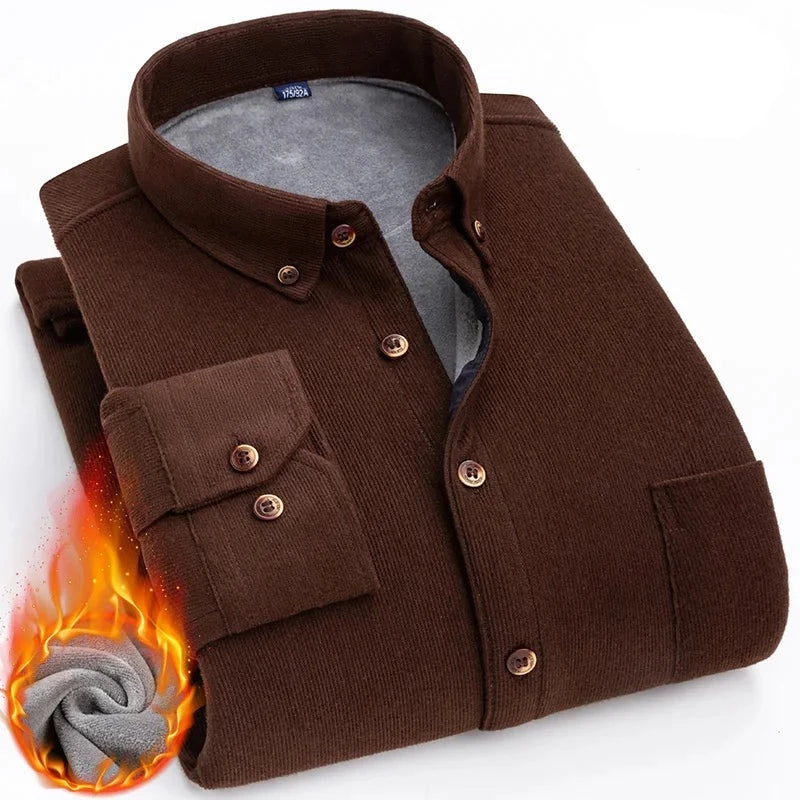 Chemises en velours côtelé