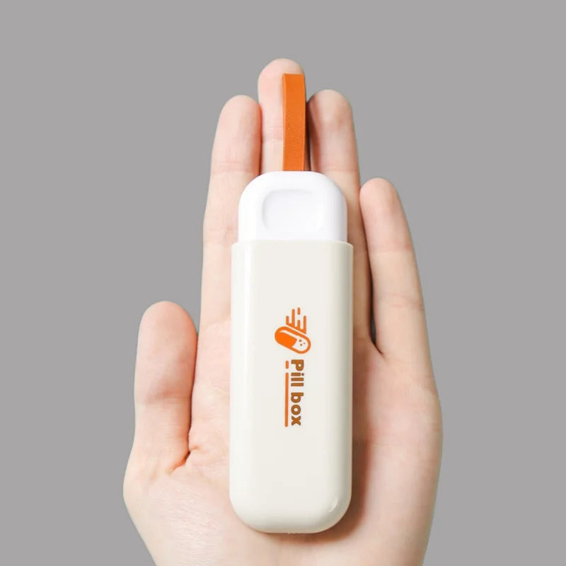 Lot de 2 Mini Piluliers à 3 Compartiments