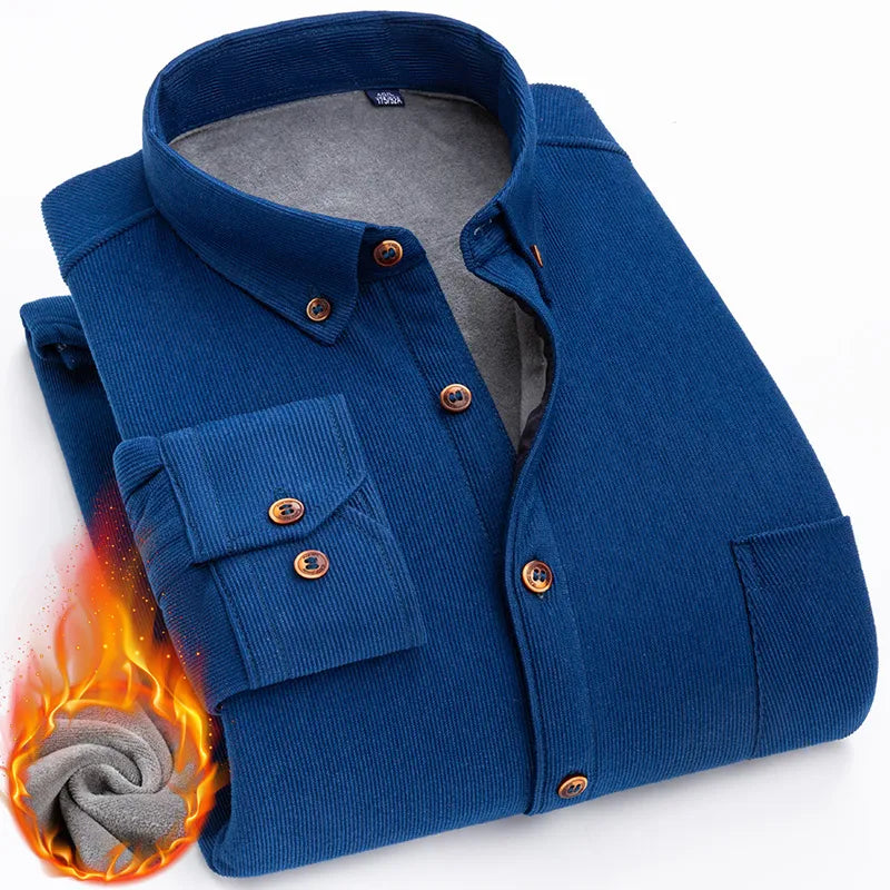 Chemises en velours côtelé