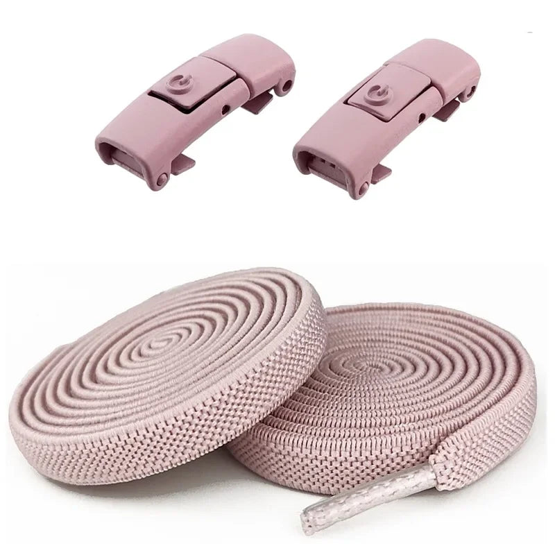 Lacets Élastiques Sans Nœuds 100CM avec Fermoirs Rapides Pour Baskets et Chaussures – 16 Couleurs