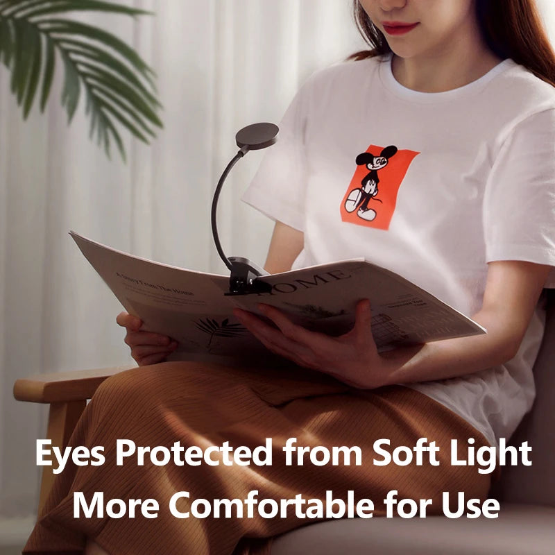 Lampe LED de Lecture Flexible à Clip