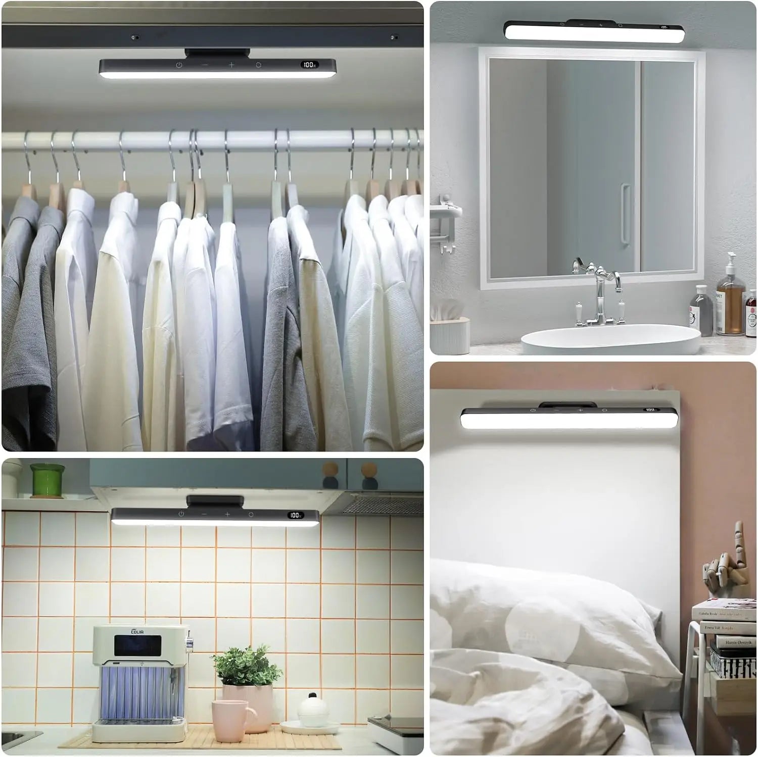 Lampe LED Magnétique 3 Couleurs - 2500mAh