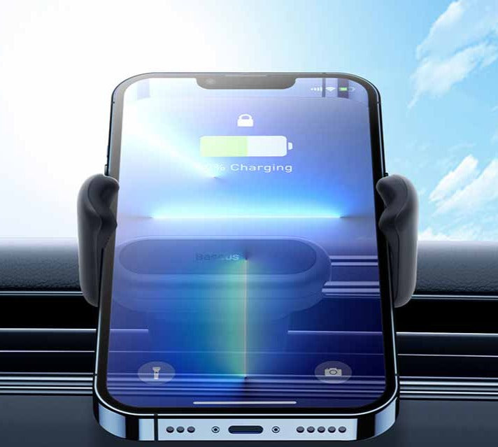 Support de téléphone sur ventilation