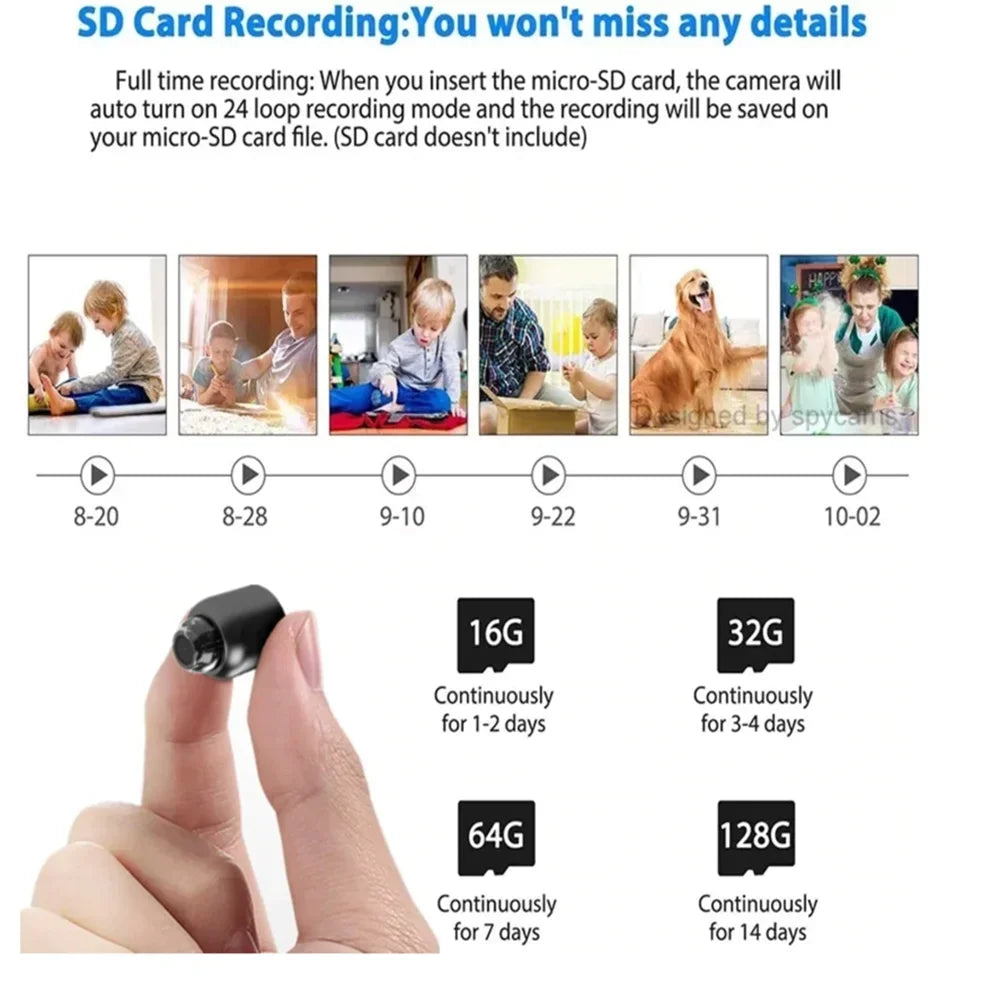 Mini Caméra Ultra Discrète