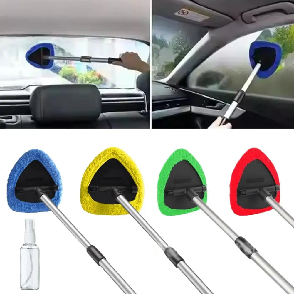 Outil de Nettoyage Pare-Brise + 3 Microfibres et 1 pulvérisateur